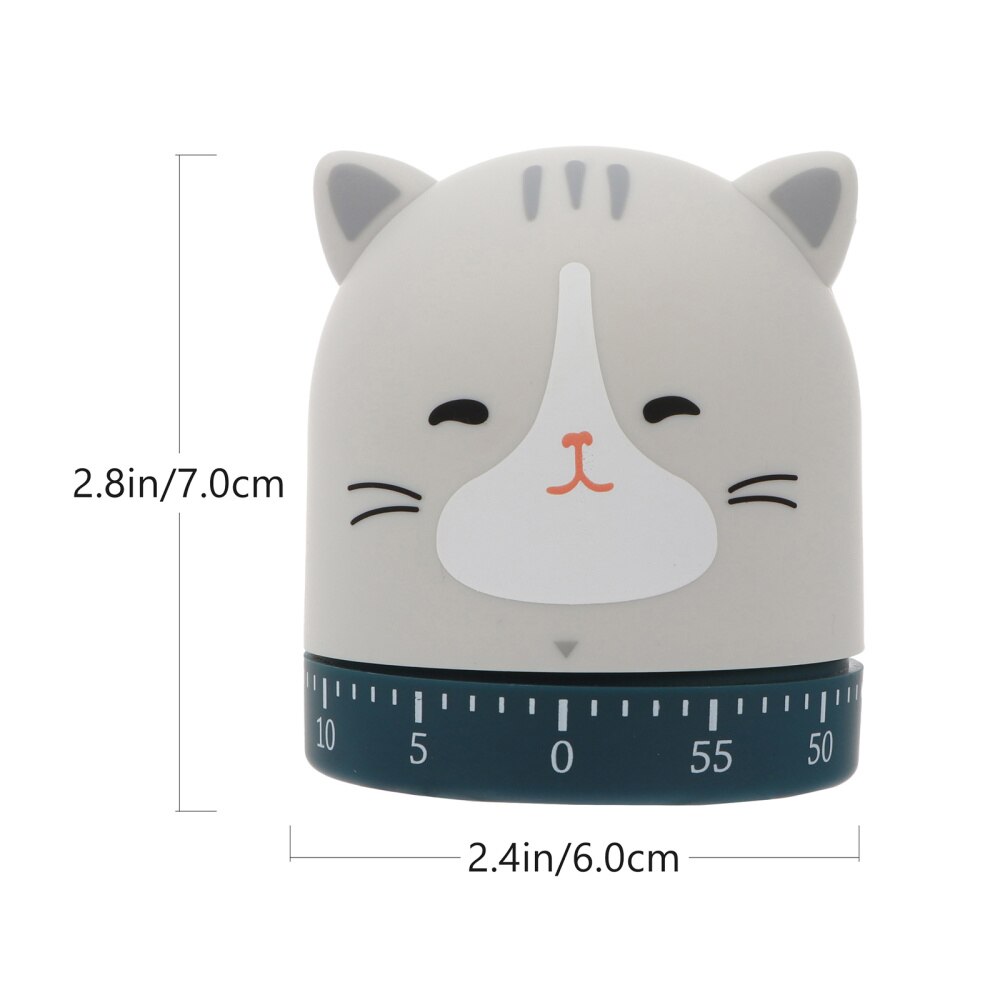 Adorable Cartoon Timer Cooking Countdown 60 Minute Timer Kitchen Chef Clock