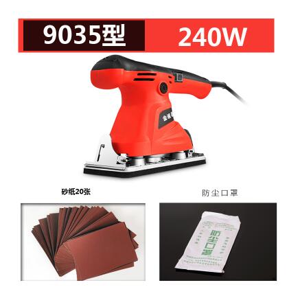 Mini Electric Sander with Sandpaper Woodworking Tool Furniture Metal Polisher Electric Sanding Tool Buffer Grinding Machine