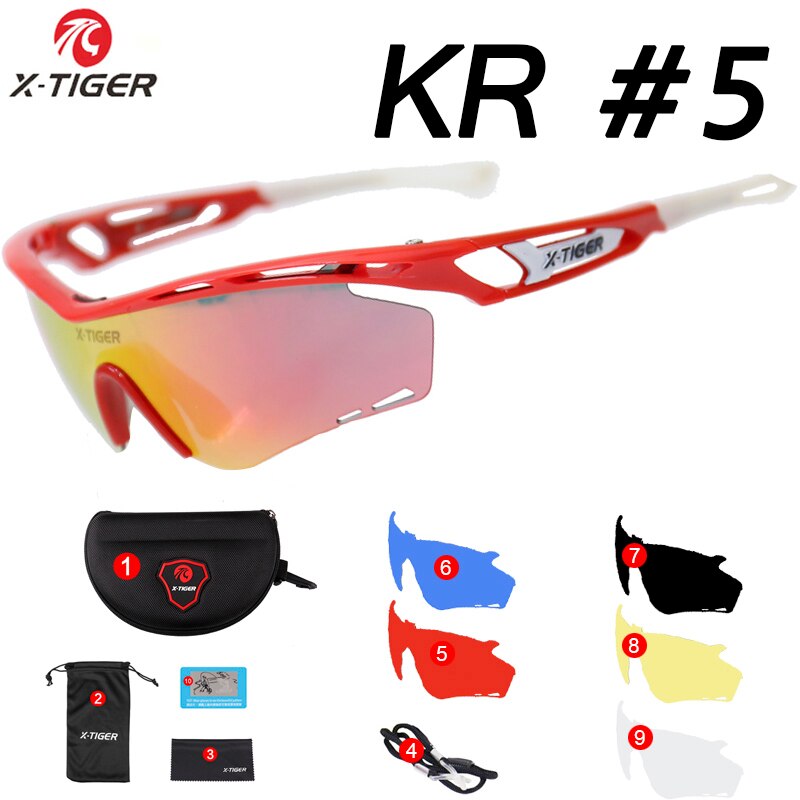 Gafas polarizadas X-TIGER para ciclismo, gafas para deportes al aire libre, gafas para bicicleta de montaña, gafas de sol para hombre y mujer, gafas para ciclismo