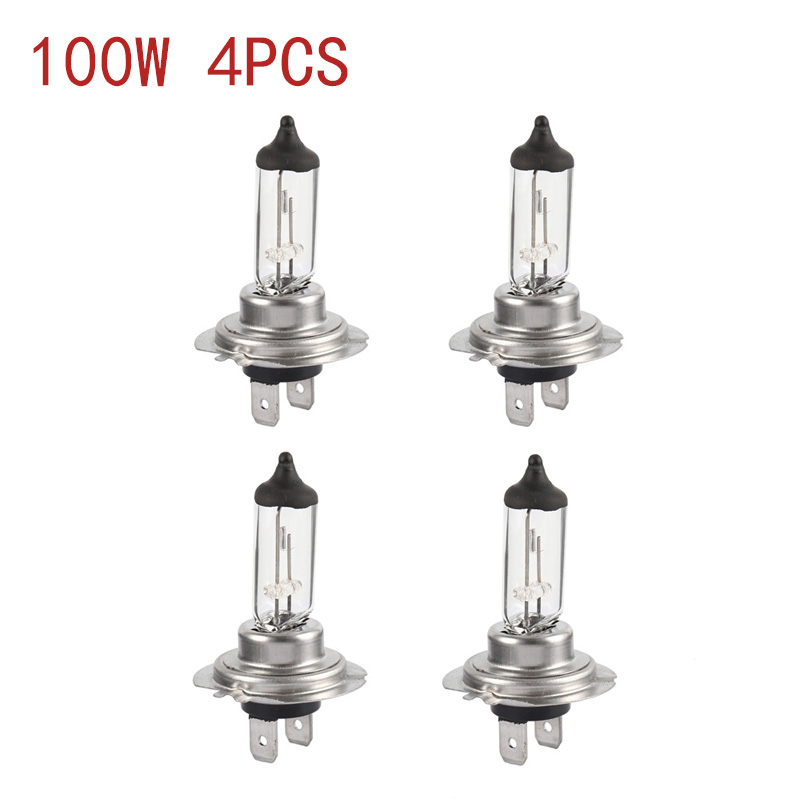 55/100W H7 Halogen Car Headlight Bulbs 4300K Super Bright Halogen Lamp Auto Accessories General Headlights Car Bulb: Warm White