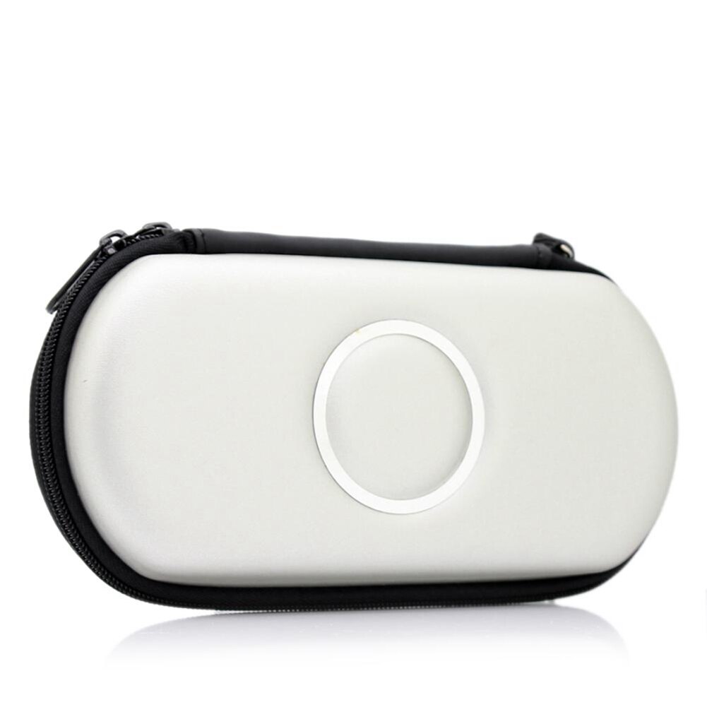 Rubber + plastic slanke reisdraagtas harde kaft opberghoes beschermhoes voor psp 1000/2000/3000 willekeurige kleur
