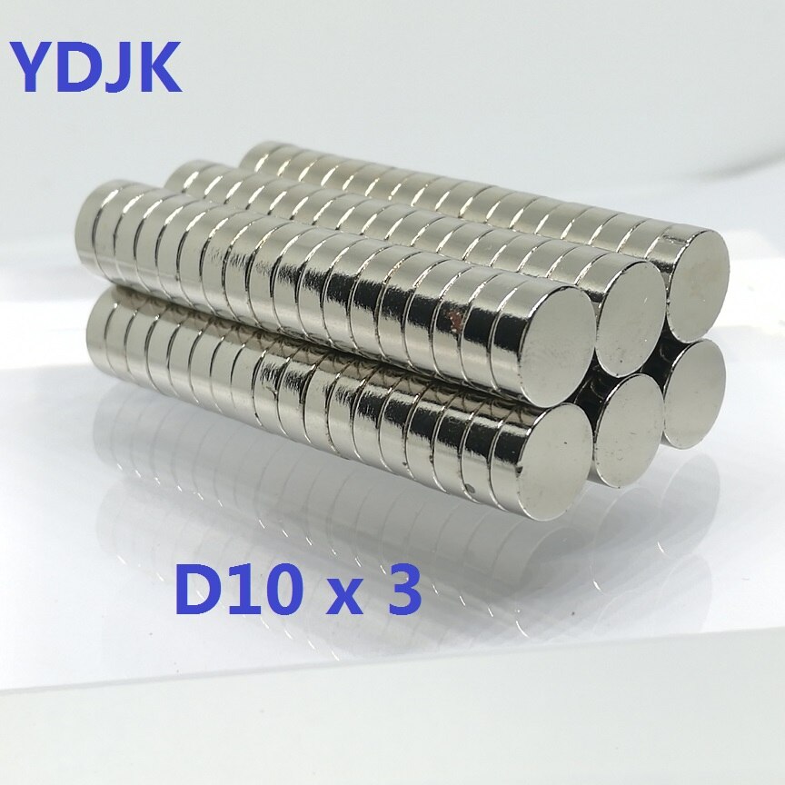 5 10 20 50 100PCS/LOT Disc Magnet 10*3 N38 NdFeB MAGNET 10x3 Strong Round Rare Earth Permanent Neodymium Magnets 10 x 3