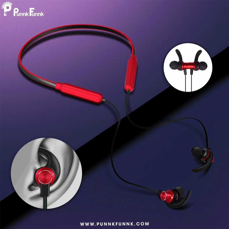 PunnkFunnk Bluetooth écouteur sans fil Sport bruit annulation casque Bluetooth 5.0 magnétique stéréo jeu casque écouteurs