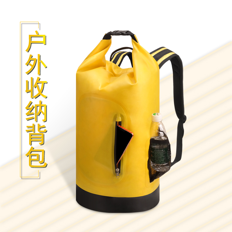 Large Waterproof Bag Backpack Large Swimming Rafting Storage Dry Bag With Adjustable Strap Hook Drifting Diving Dry