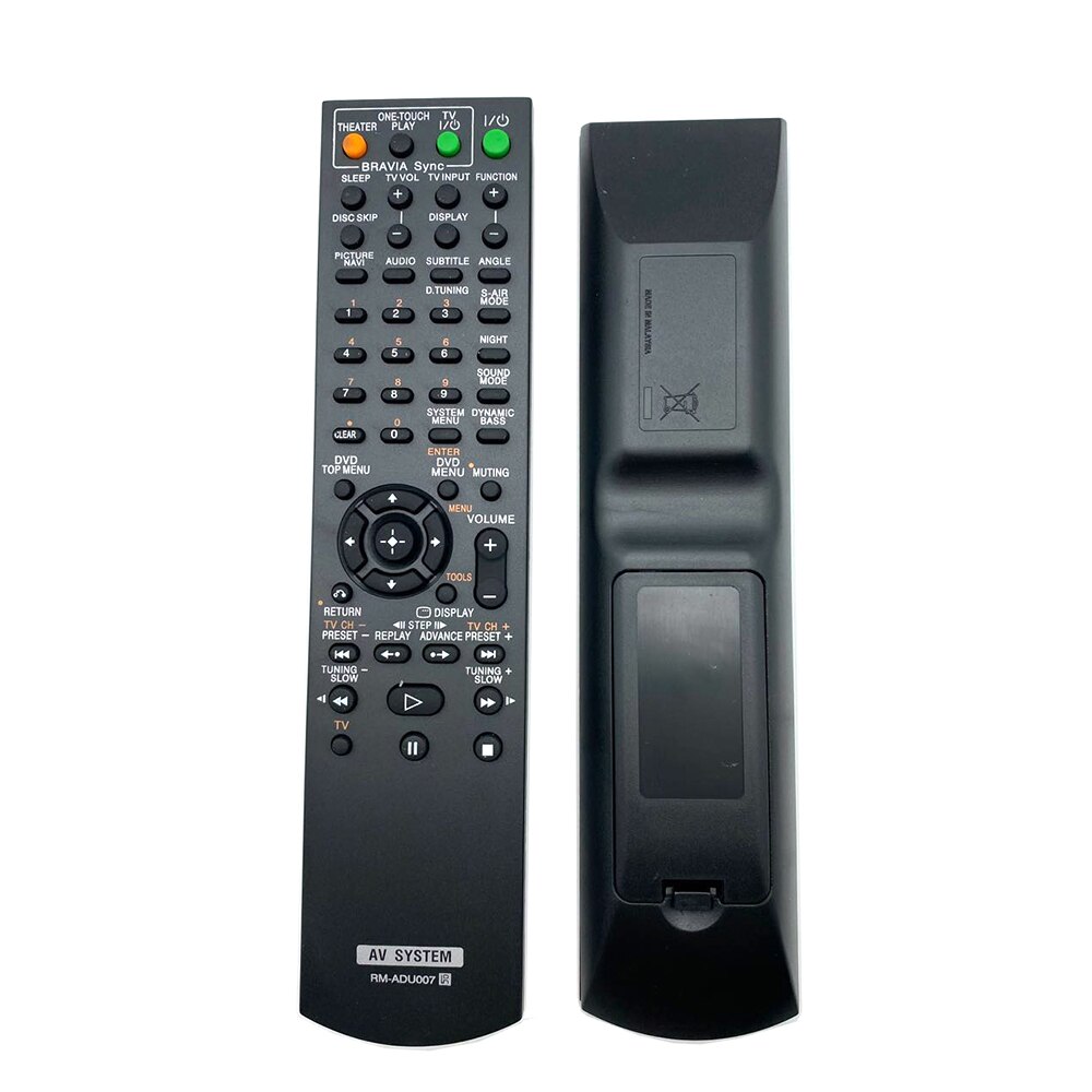 REPLACEMENT DVD Theater System remote control For SONY RM-ADU004 RM-ADU006 RM-ADU008 148057111 ADU009 DAV-DZ260 remote control