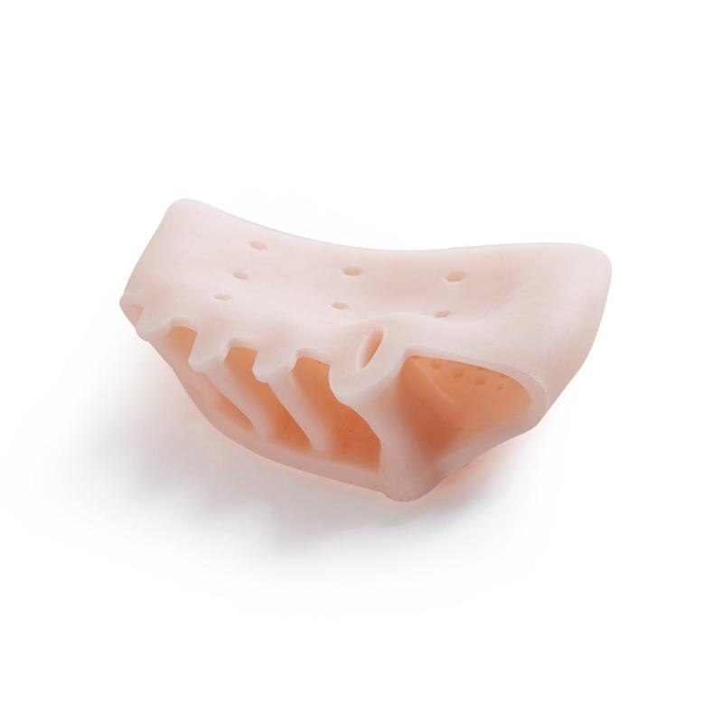 Een Paar Van Vijf-Gat Duim Valgus Orthese Teen Splitter Comfort Orthodontische Teen Ondersteuning Siliconen Teen Mouw Gezondheid Teen splitter