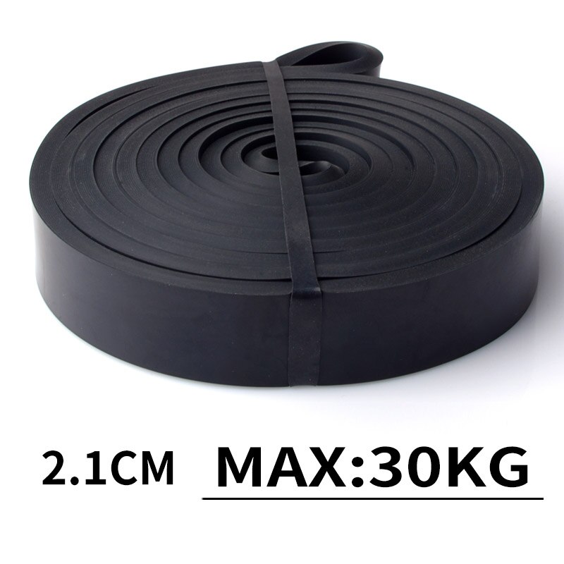 Resistance Band Exercise Elastic Band Workout Ruber Loop Strength Pilates Fitness Equipment Training Expander Unisex: M / black