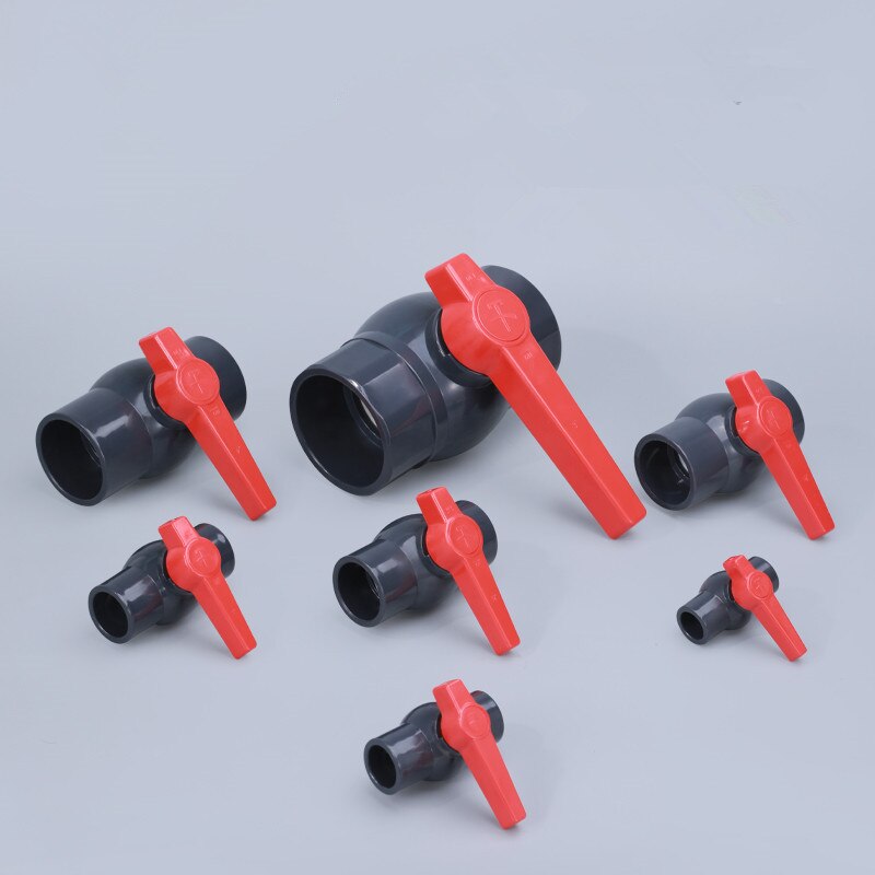 PVC Pipe Ball Valves Water Irrigation System Drainage Tube Quick Valve Water Pipe Connector Fittings