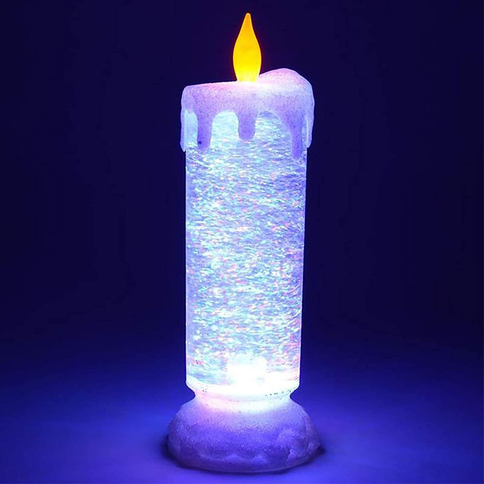 Farbe-Veränderbar Kerze bilden LED Nachtlicht Hause Schreibtisch Party Dekor Lampe Atmosphäbetreffend-Dekorative Lichter LED Nacht licht