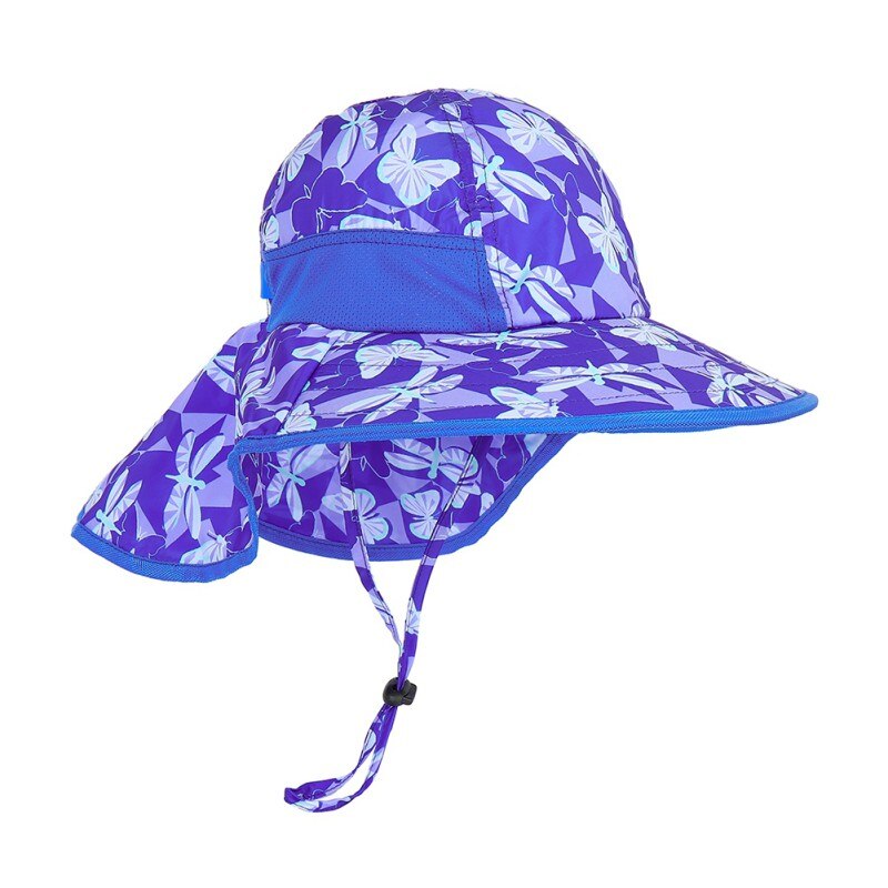 Cute Wide Brim Sun Hat Kids Summer Beach Girls Travel Outdoor Anti-UV Casual Sun Cap: 3