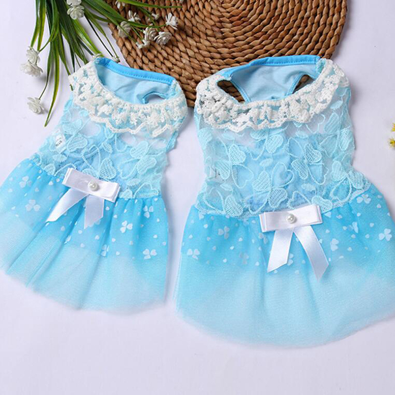 Lente Zomer Hond Jurk Bruiloft Hond Kleding Voor Kleine Honden Huisdier Kleding Puppy Tulle Kat Jurken
