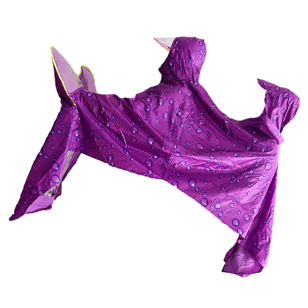 Chubasquero de bicicleta de ciclismo capa de lluvia Poncho de tela impermeable doble Poncho: Púrpura