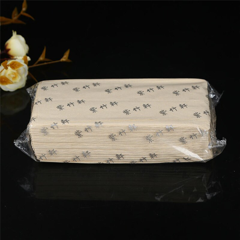 Beige Toilet Paper 2 layers Natural Bamboo Pulp Disposable Dry Wipes Tissue For Home Hotel Kitchen Bathroom Travel Tissues