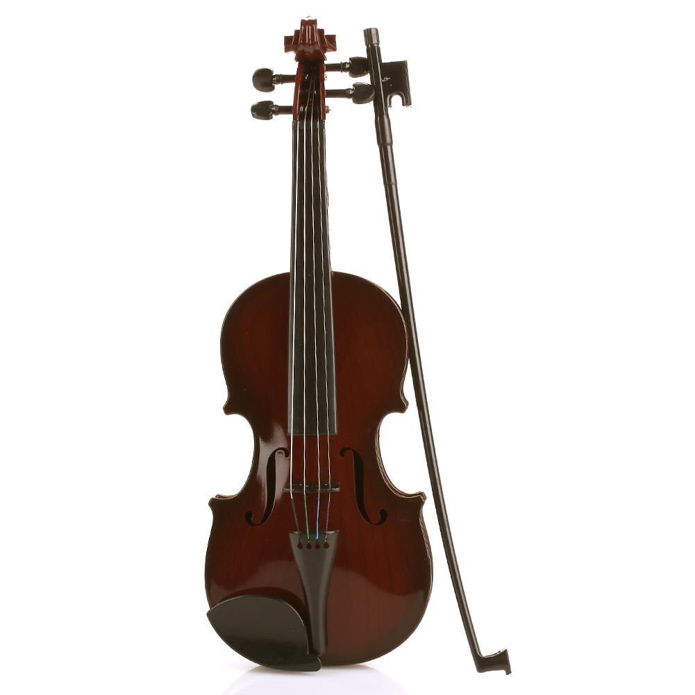 Børn musikinstrumenter børn violin børn violin elev abs 39cm sort musik legetøj studnets akustisk violin