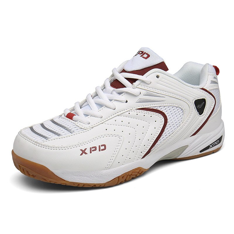 Unisex Sneakers Mannen Badminton Schoenen Anti-Gladde Training Sneakers Lace-Up Lichtgewicht Sport Schoenen Paar Atletiek Schoeisel: red / 42
