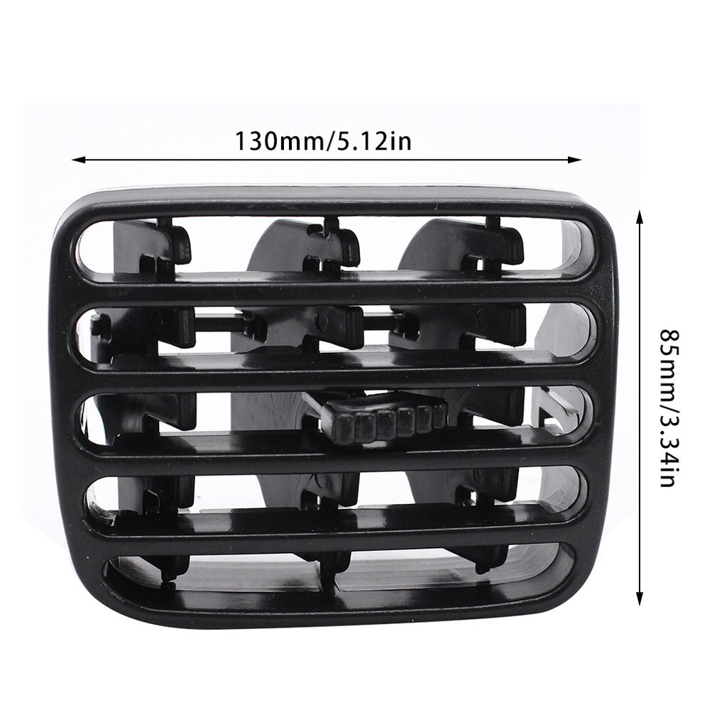 Grille de Ventilation de sortie d'air panneau Central gauche droite noir pour Renault Clio Ii 98-01 2 pièces de voiture Modification de voiture Durable