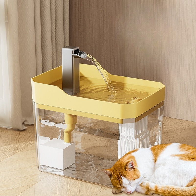 Huisdieren Waterfontein Auto Filter USB Elektrische Mute Kat Drinkbak 1.5L Recirculeren Filtring Drinker voor Katten Water Dispenser
