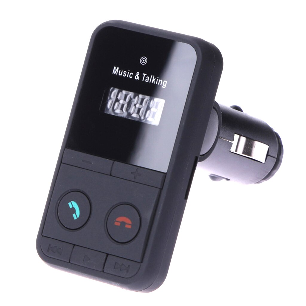 Car Kit Voltmeter Ammeter Wireless Bluetooth FM Transmitter MP3 Player USB