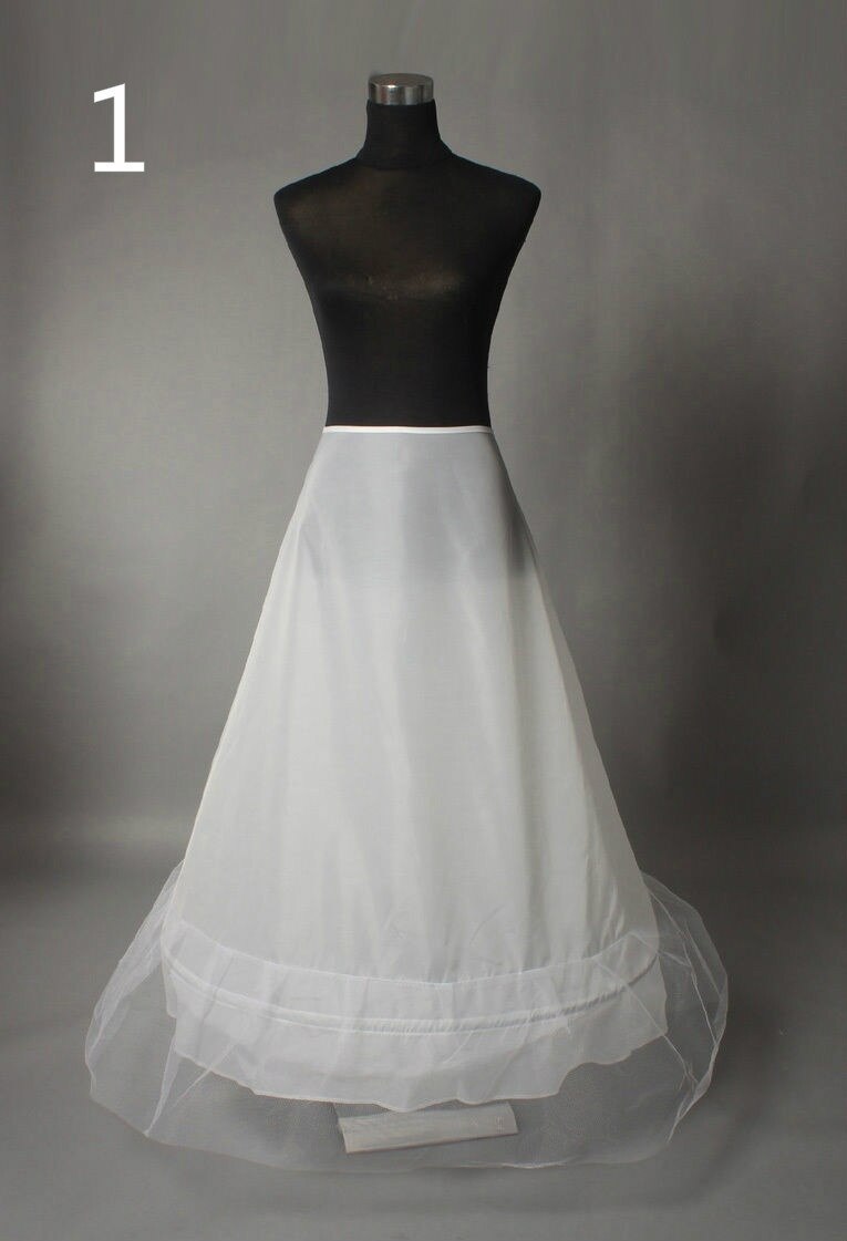 Enagua Sottogonna sottoveste da sposa Vestito da sposa de crinolina Hoopless: 1