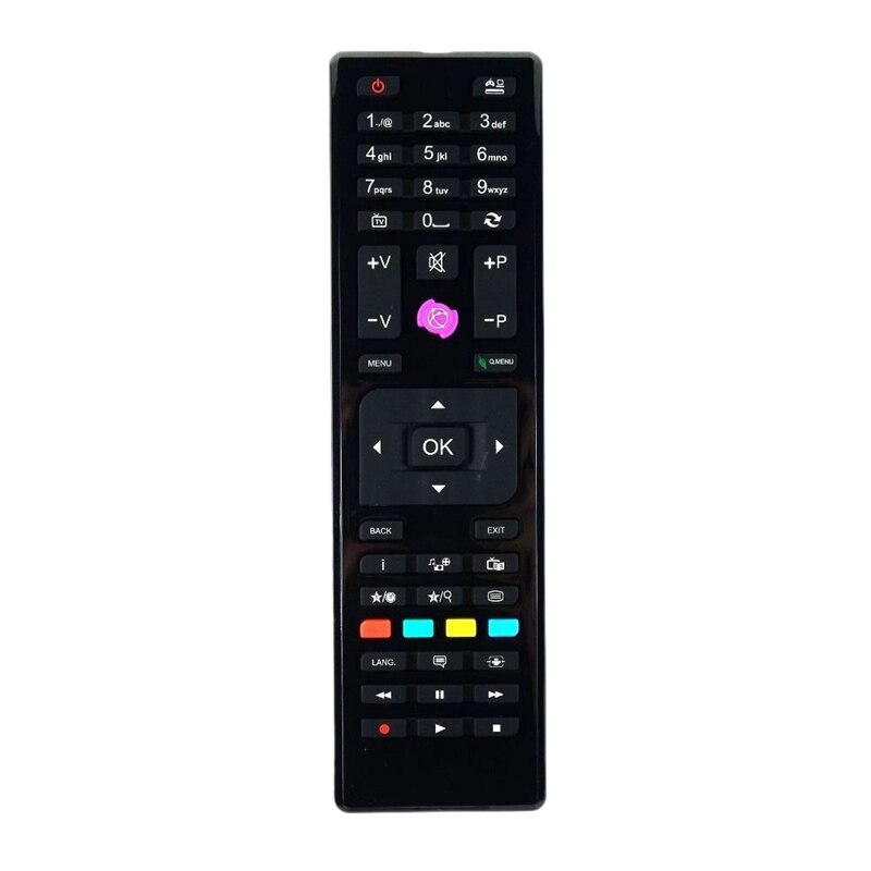 Replaced Remote Control RC4875 Fit for JVC Telefunken LED TV TE32182B301C10: Default Title