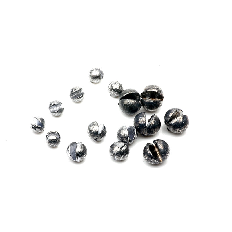 Rompin 50pcs Béance Ensemble De Plomb Nu Pêche-clip Goutte Mordre Rond Fil À Plomb Auxiliaire Pêche Engrenages