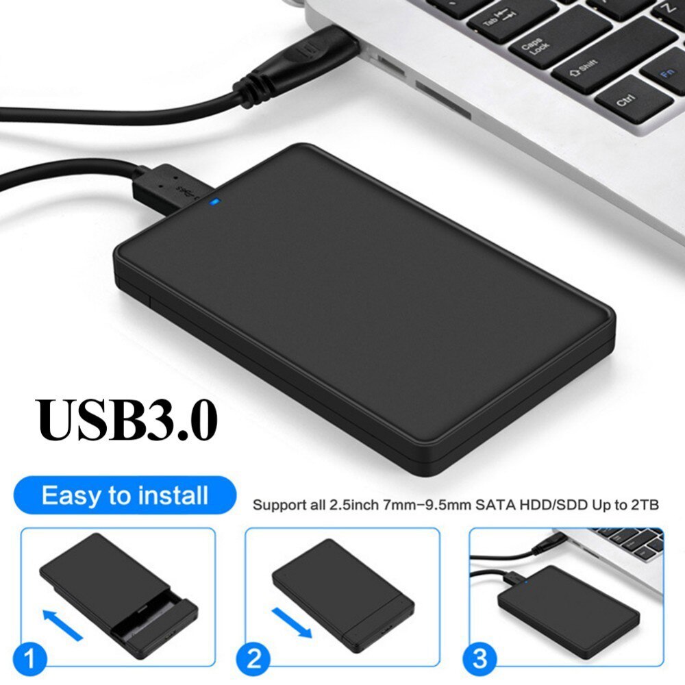 2.5 Inch Hdd Sata To Usb 3.0 Tool-Free External Hard Drive Enclosure For Hdd Ssd Case Nas Caddy Boitier Disque Dur 2.5 Usb 3.0