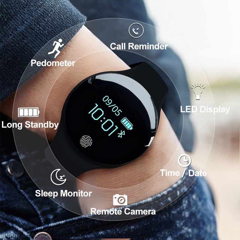 SANDA Bluetooth Clever Uhr Männer Frauen intelligente Sport Digitale Uhr Für IOS Android Schrittzähler Fitness Smartwatch