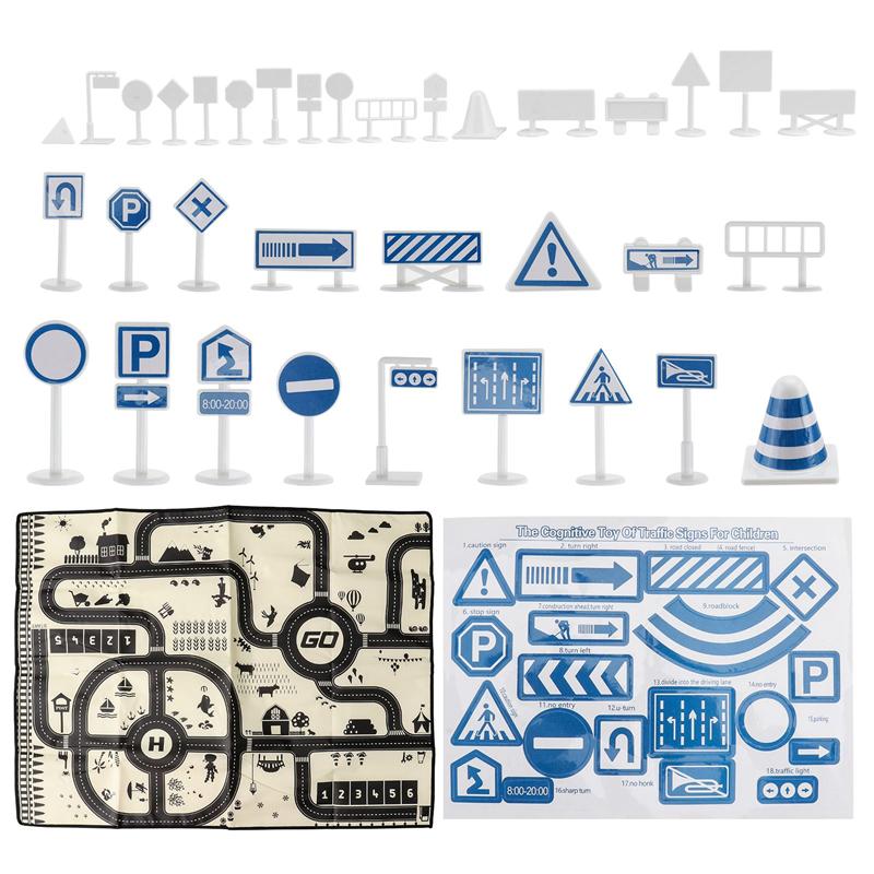 1 Set Children Game Mat Practical Parking Game Mat Delicate Outdoor Picnic Mat: Default Title