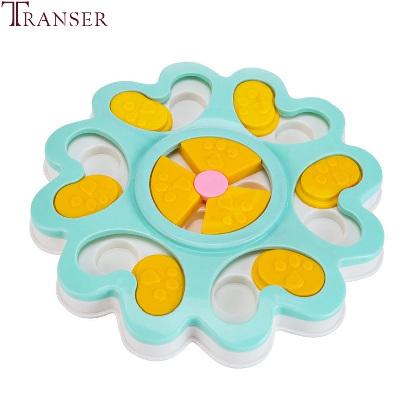 Transer 1pc PVC Pet Dog Food Toy Puppy Treat Dispenser Dog Bowl Feeder Dog Training Toys 9905