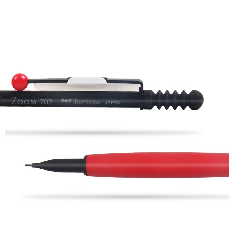 TOMBOW Mini Slim Mechanical Pencil ZOOM 707 Pen SH-ZS Anti-break Metal Pen Tip