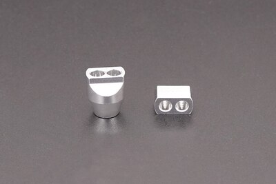 1 Uds auriculares de Metal para Teléfono Cable de Cable divisor Y pantalón de separador de líneas de Metal deslizante de macho: Silver