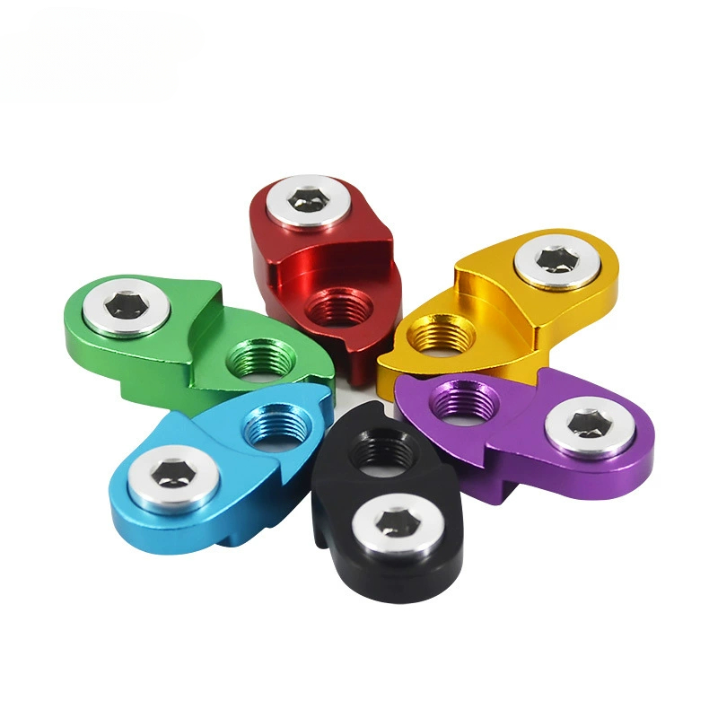 1 unidad de extensión de suspensión de cambio trasero de bicicleta, extensor de aluminio para bicicleta de carretera, marco de ciclismo de montaña, extensor de gancho trasero, piezas de bicicleta