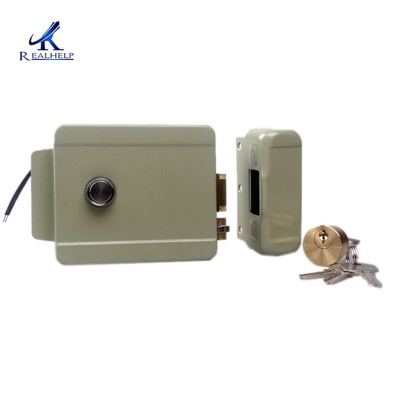 Anti-theft Electric Rim Lock For Metal Door Gate China Rim Lock Access Control System Electric Control Lock Video Door Phone