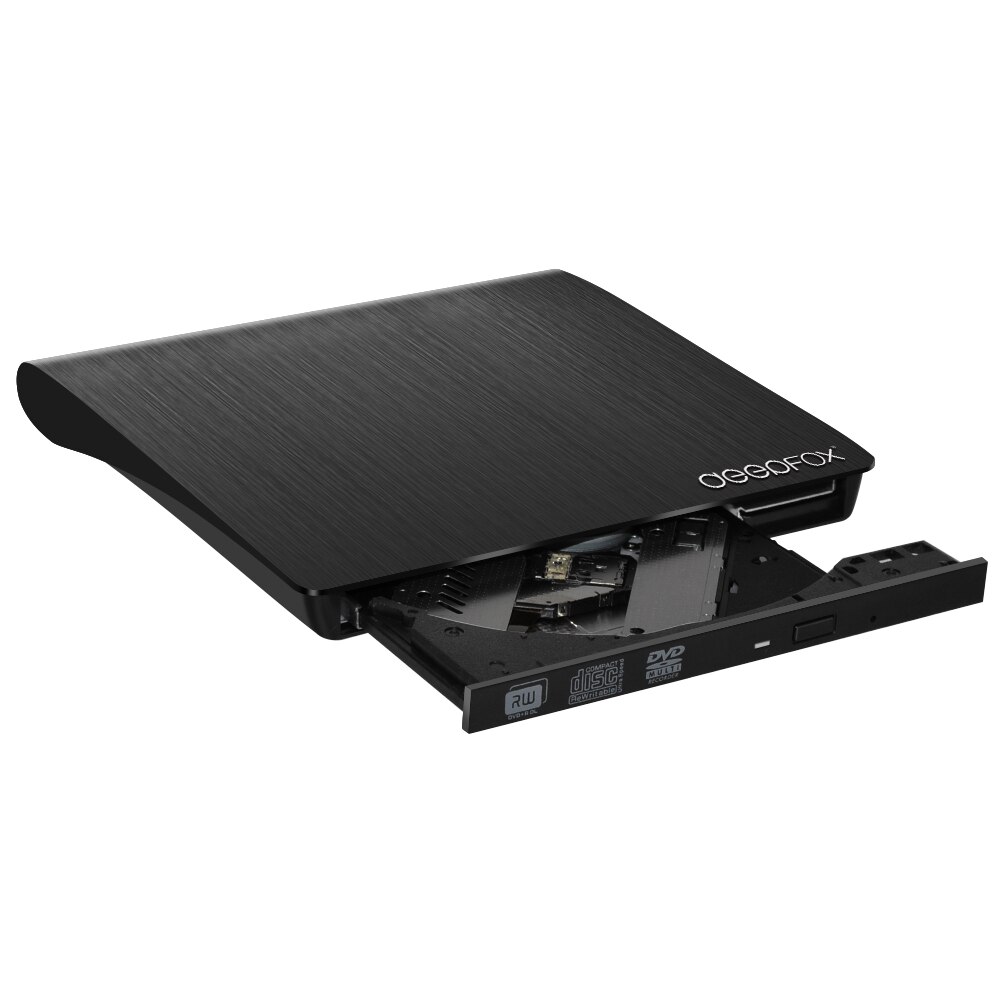 Deepfox USB 3.0 zewnętrzna płyta CD +/-dynapro i * cept RW DVD +/-dynapro i * cept RW napęd optyczny CD/ODTWARZACZ DVD DVD palnik na PC laptop
