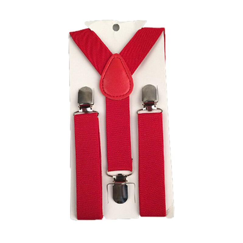 Tirantes Unisex de Niño Rojo a la + pajarita set de corbatas de boda 1-8 años HHtr0007a06