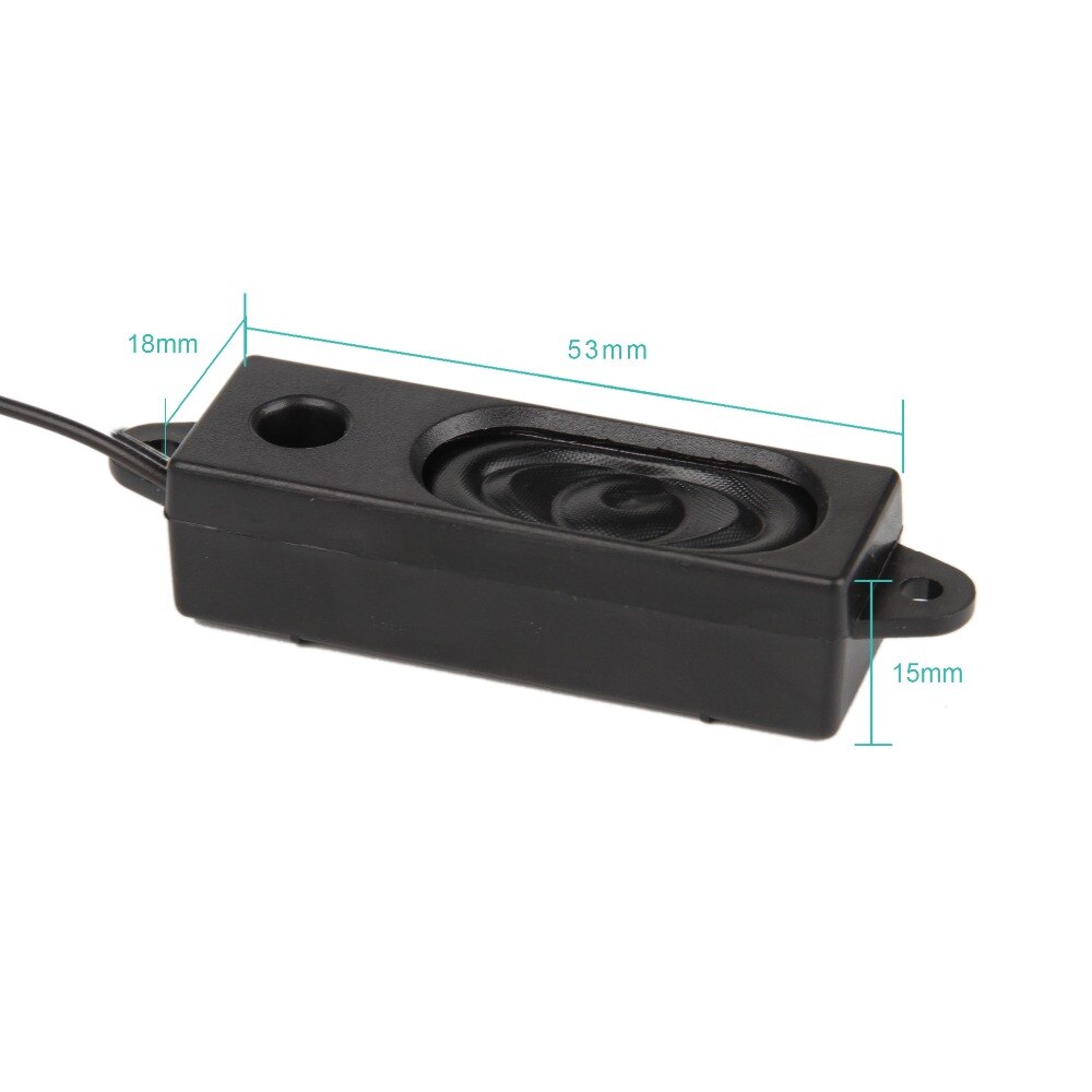 2 stks LCD TV speciale luidspreker 1852 Reclame alle-in-een speakers 1653 8ohm 2 W 53*18*15mm