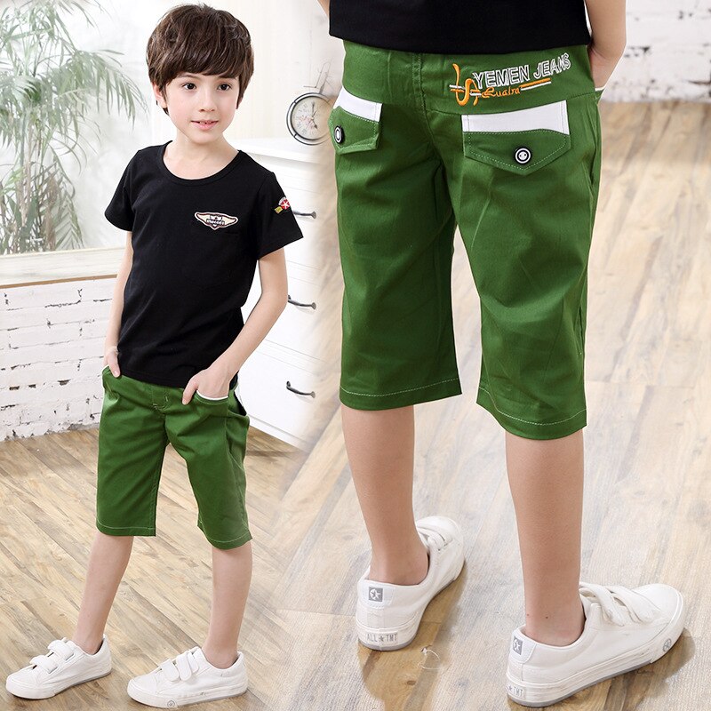 summer children causal shorts Kids embroidery letters shorts for boys 4-9 years !