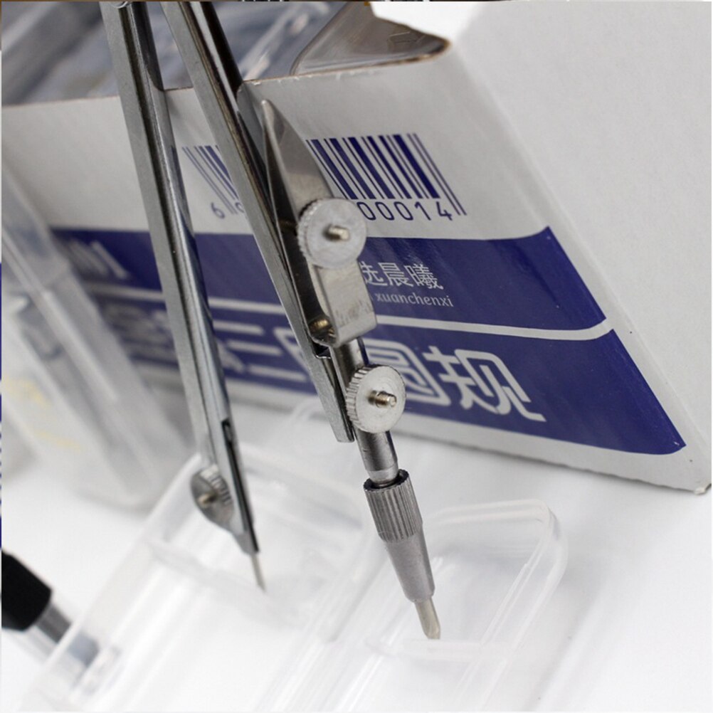2Pcs Geometry Compasses Compasses Drafting Compasses Students Stationery
