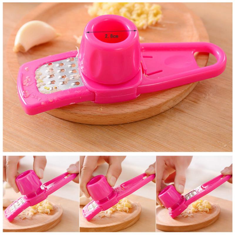 Plastic Gember Knoflook Slijpen Tool Magic Plastic Knoflook Peeler Slicer Cutter Rasp Schaafmachine Knoflookpers Keuken Koken Gadgets