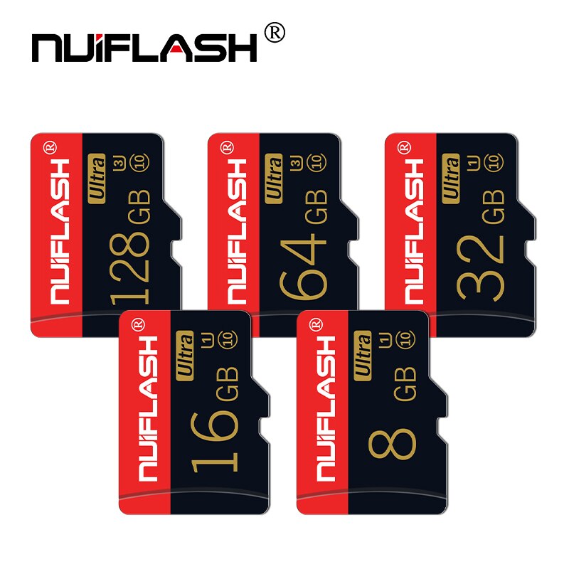 Nuiflash Memory Card 32 64 128 GB Micro SD 128GB 32GB 64GB 256GB 512GB Micro SD Card SD/TF Flash Card microSD carte for Phone