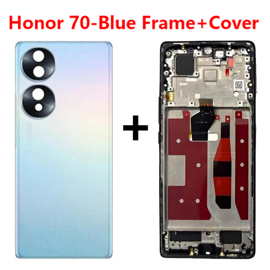 6.67'' OLED For Huawei Honor 70 Display For Honor 70 FNE-AN00 FNE-NX9 LCD Display with Frame Touch Screen Digitizer 100% Tested