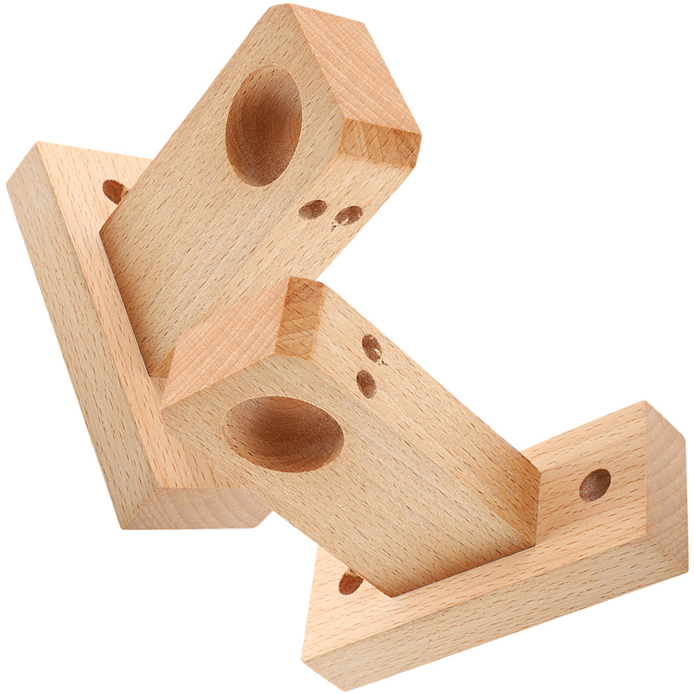 Soporte de barra de cortina de madera, soportes de barra de cortina de madera para decoración del hogar, ganchos de soporte ciego, accesorios para cortinas, 2 uds.