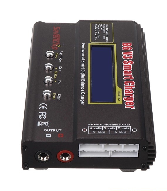 MAX B6 V3 80W Lipo Battery Balance Charger/Discharger With 12V 5A AC Adapter For LiHV LiIonLiFe NiCd NiMH PB Battery