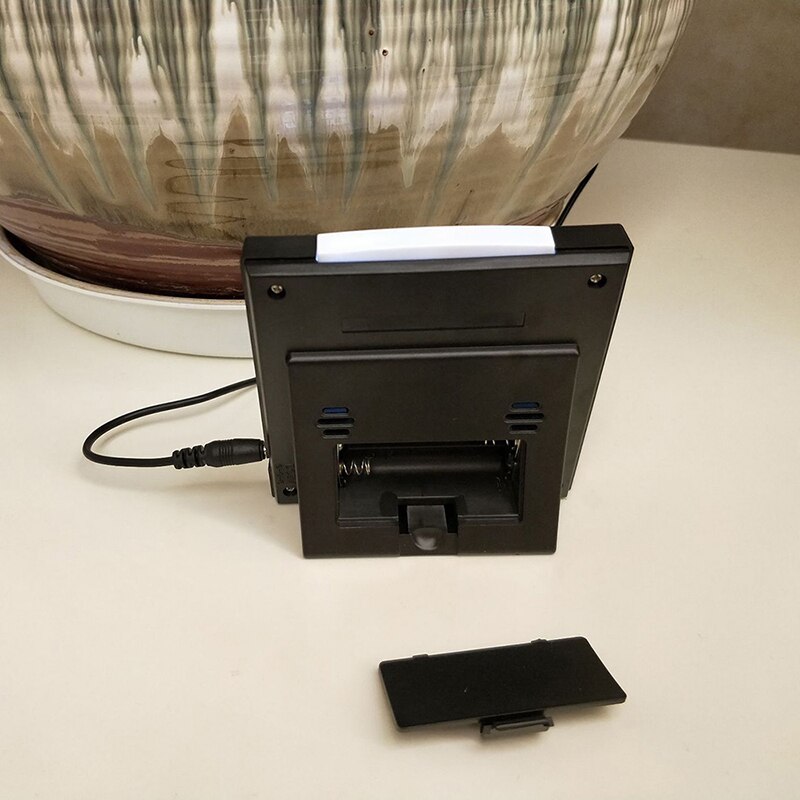 Electronic Digital Alarm Clock Digital Clock Calendar Voice Control LCD Screen With Backlight Display For Home Bedroom Or Office