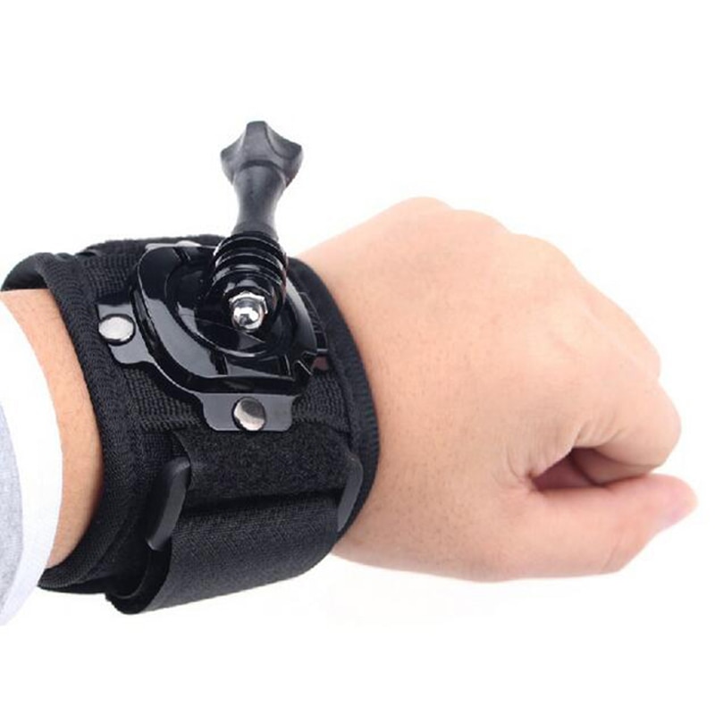 Verstelbare Wrist Hand Strap Band Statief Mount Houder Arm Riem Voor Gopro Hero 4 Sjcam SJ4000 Xiaomi Yi Action Camera accessoires