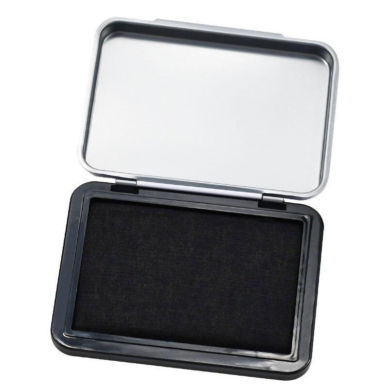 Pâte d'encre rouge de calligraphie, boîte carrée flambant neuve, tampon Yinni chinois 40g, rouge bleu noir: Black