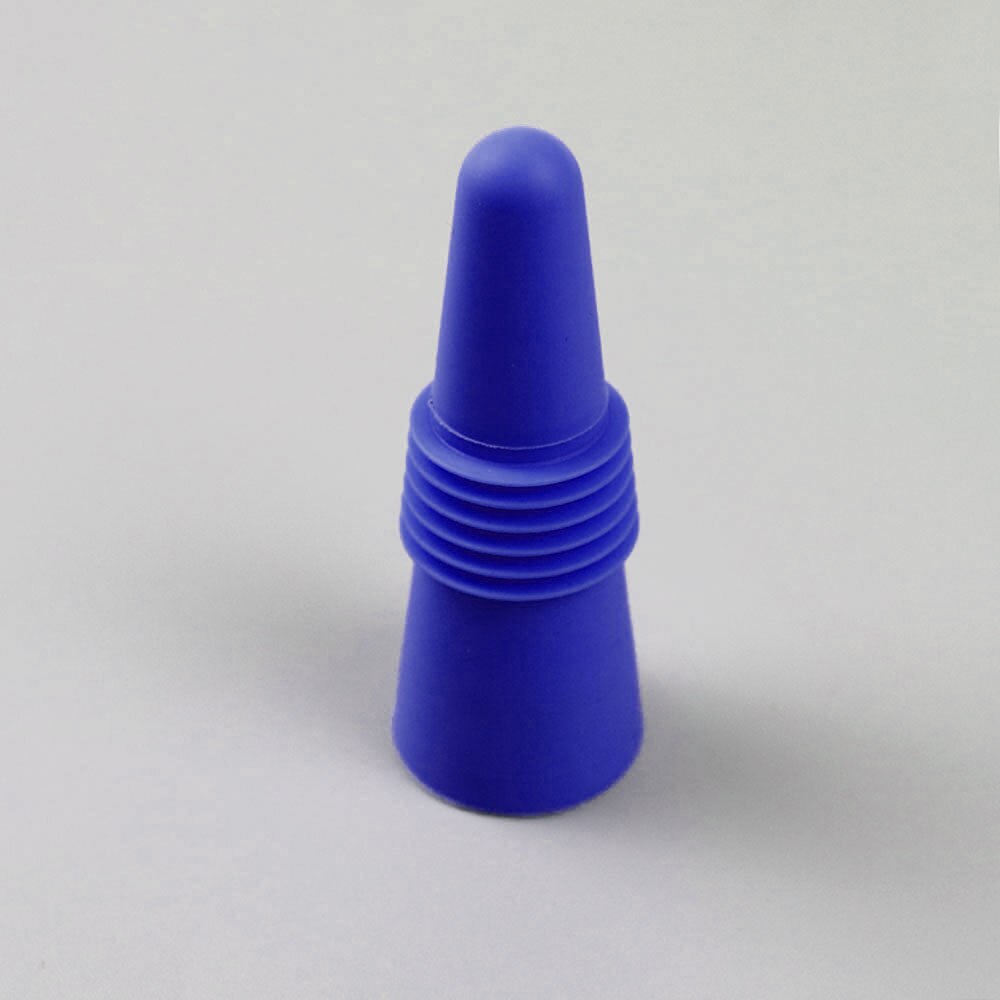 Silikon Quaddel Silikon Wein stopfen Getränke Flasche Leck Beweis Champagner Flaschen Versiegelung Stopper Wein Schoner Stopper wiederverwendbar: Blau