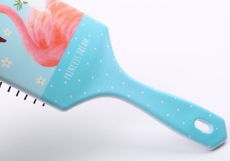 Cartoon Print Hair Detangler Comb Haircare Massage Scalp Airbag Hair Styling Tool Soft Comb Teeth Hair Brush Barber Accessories