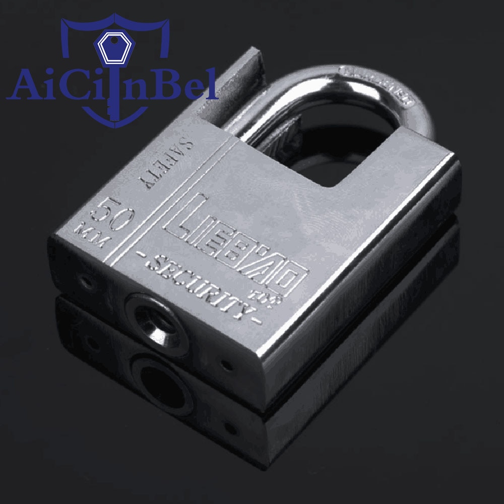Ingetoetst Hangslot Waterdicht Roestwerende, Multifunctionele Hangslot, Anti-Diefstal Slot Pry Deurslot Unlocked Hoofd Venster Lock