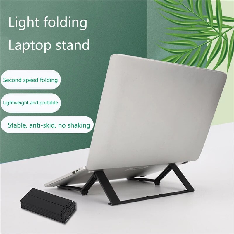 Adjustable Desktop Laptop Stand Hollow Out Foldable Tablet Holder Protect Eyes And Posture For Notebook And Tablet Computer
